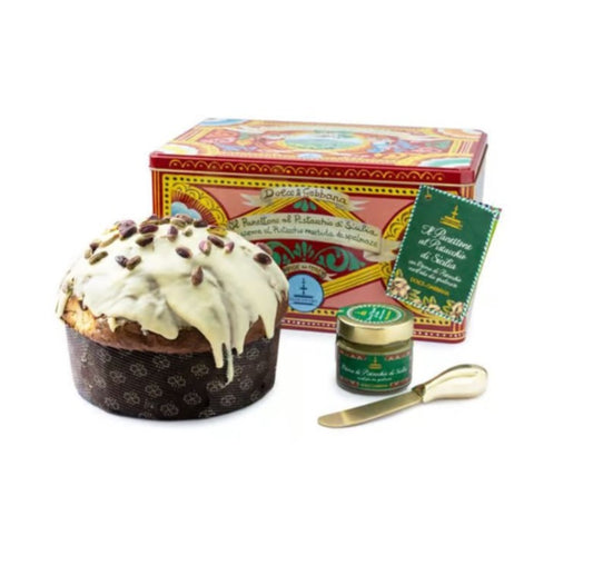 FIASCONARO X DOLCE & GABBANA PANETTONE CU FISTIC