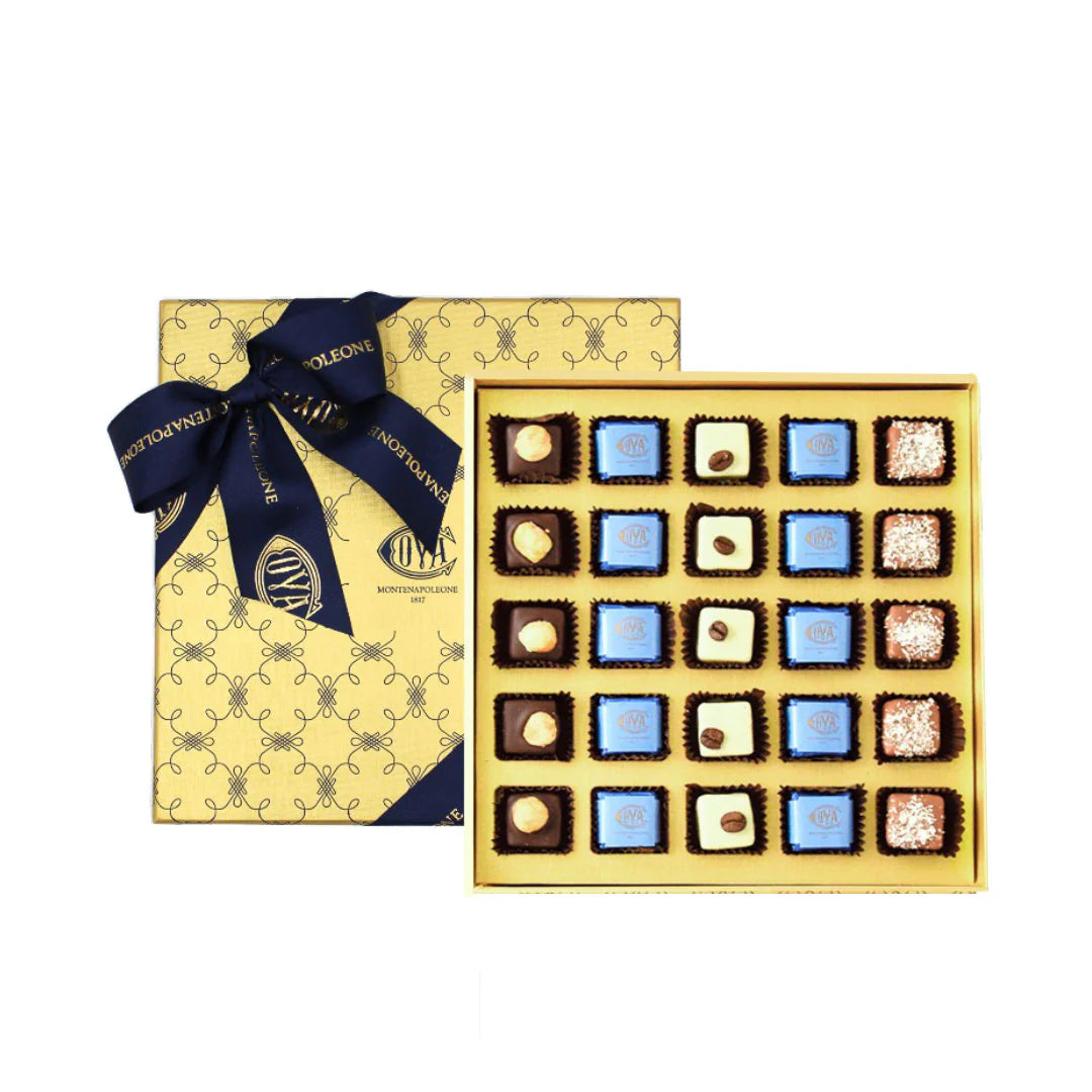 Cutie cu Praline Asortate și Bucățele de Ciocolată