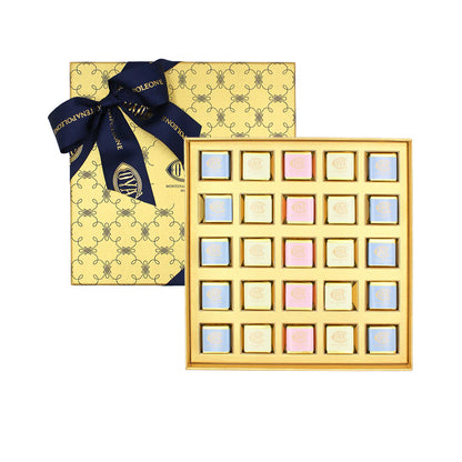 Cutie Aurie cu Bucățele de Ciocolată