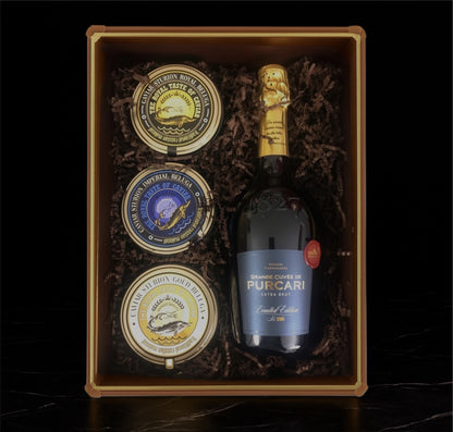 Cutie Cadou – Caviar si Sampanie