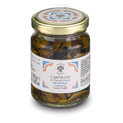 Carpaccio de felii de trufă de vară